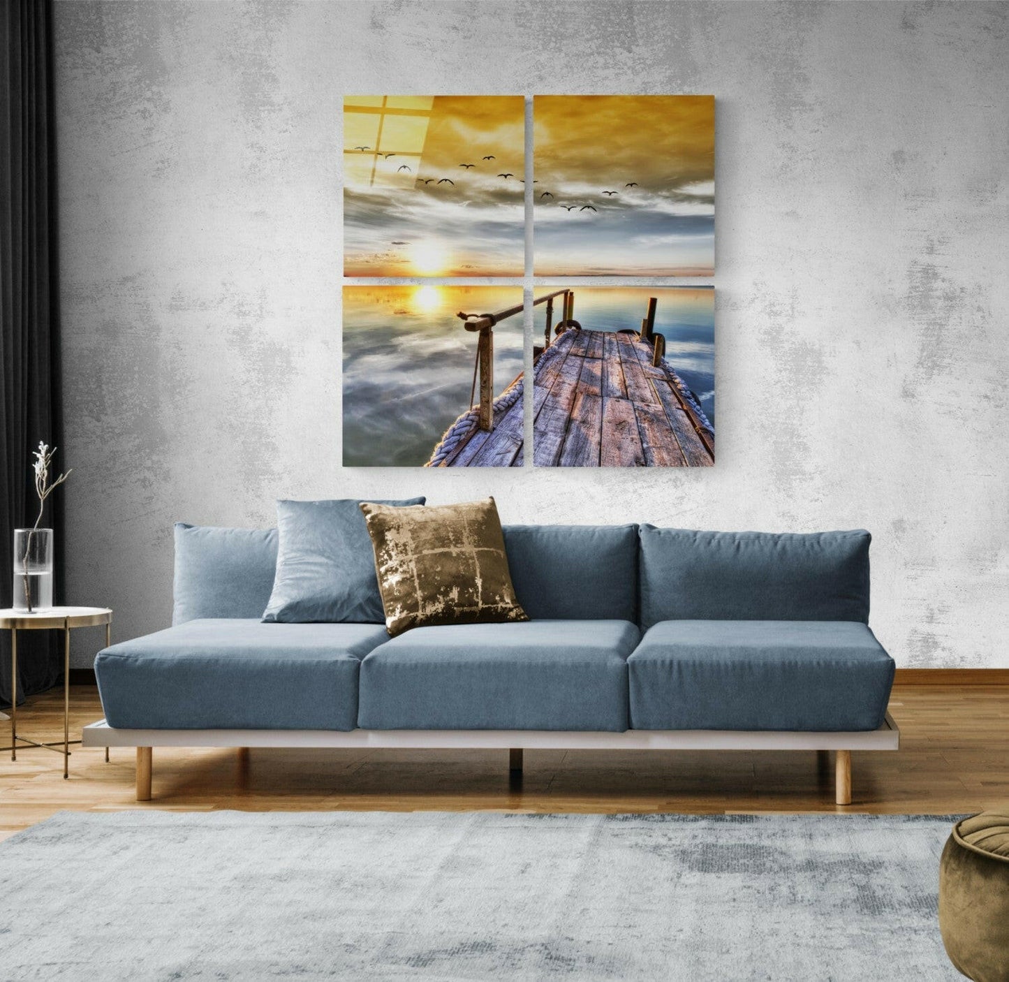 Sunset Glass Wall Art