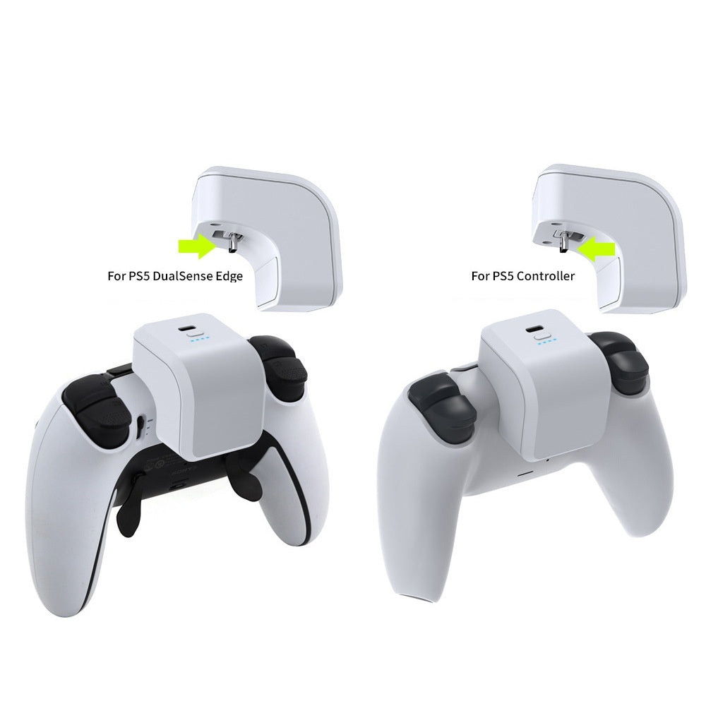 Rechargeable battery pack compatible with PS5 DualSense and DualSense Edge controllers