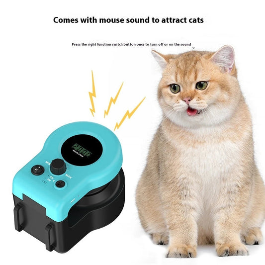 Remote control automatic cat toy wireless buttons speed sound activation