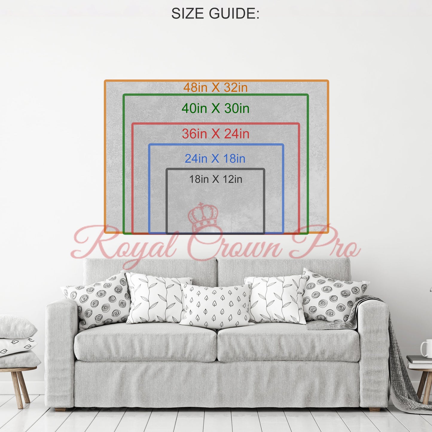 The Man On The Moon Didn't Fall There Canvas Wall Art, Space Print, Motivational Decor