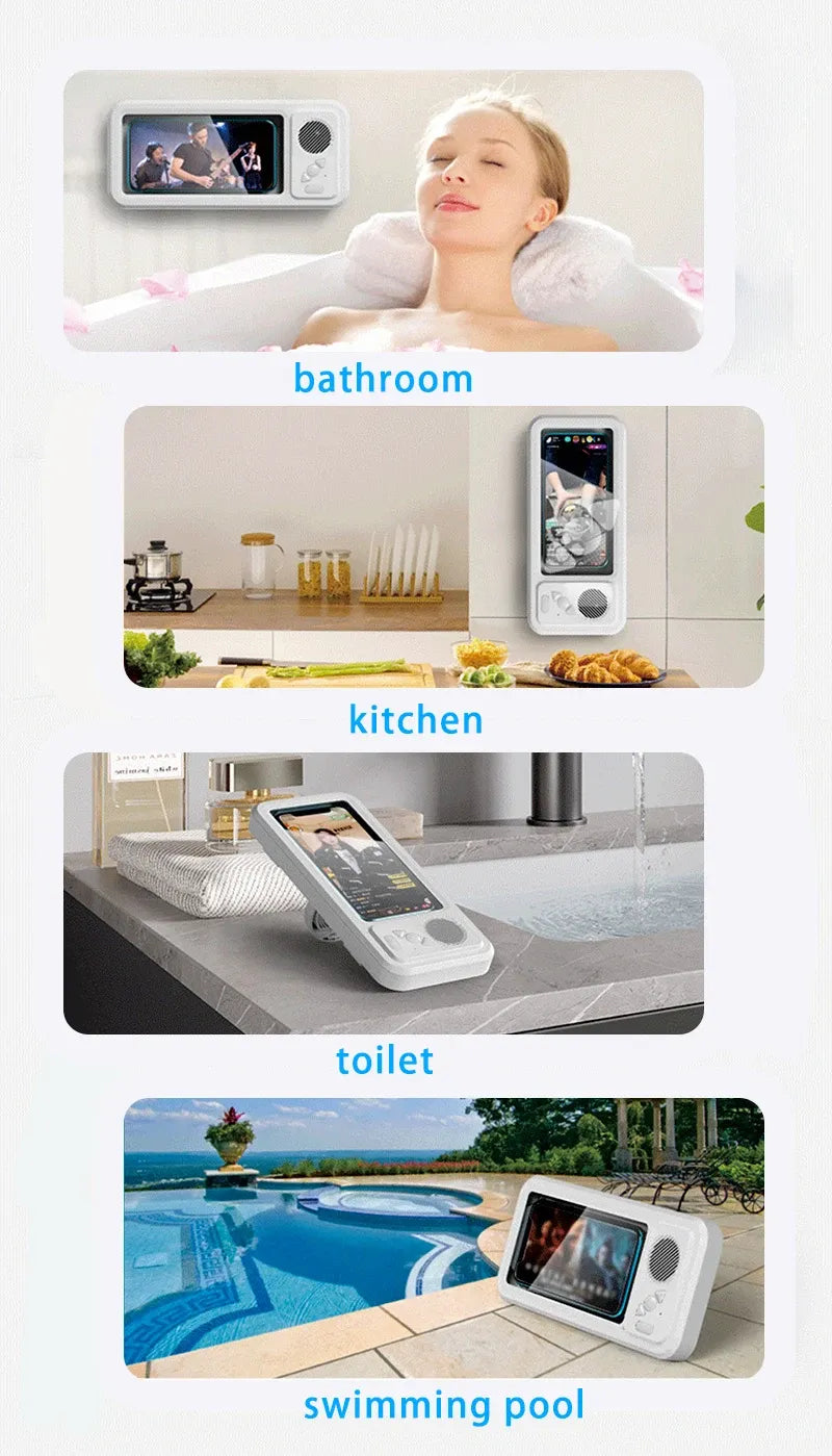 phone holder for bathroom, kitchen, toilet and swimming pool