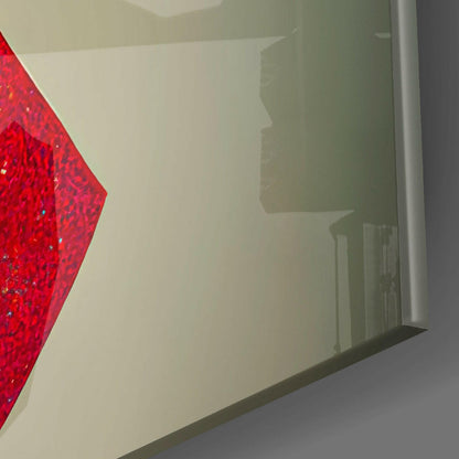 Colored Man Glass Wall Art