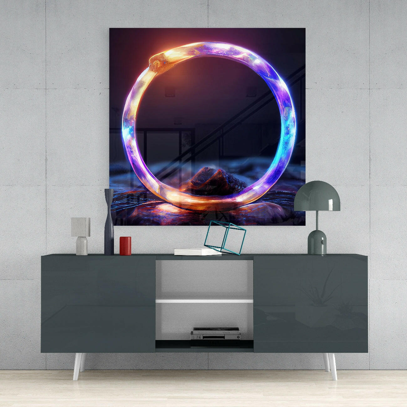 The Ring Glass Wall Art