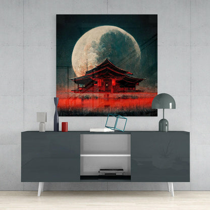 Monkeys' Home Glass Wall Art