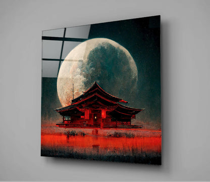 Monkeys' Home Glass Wall Art