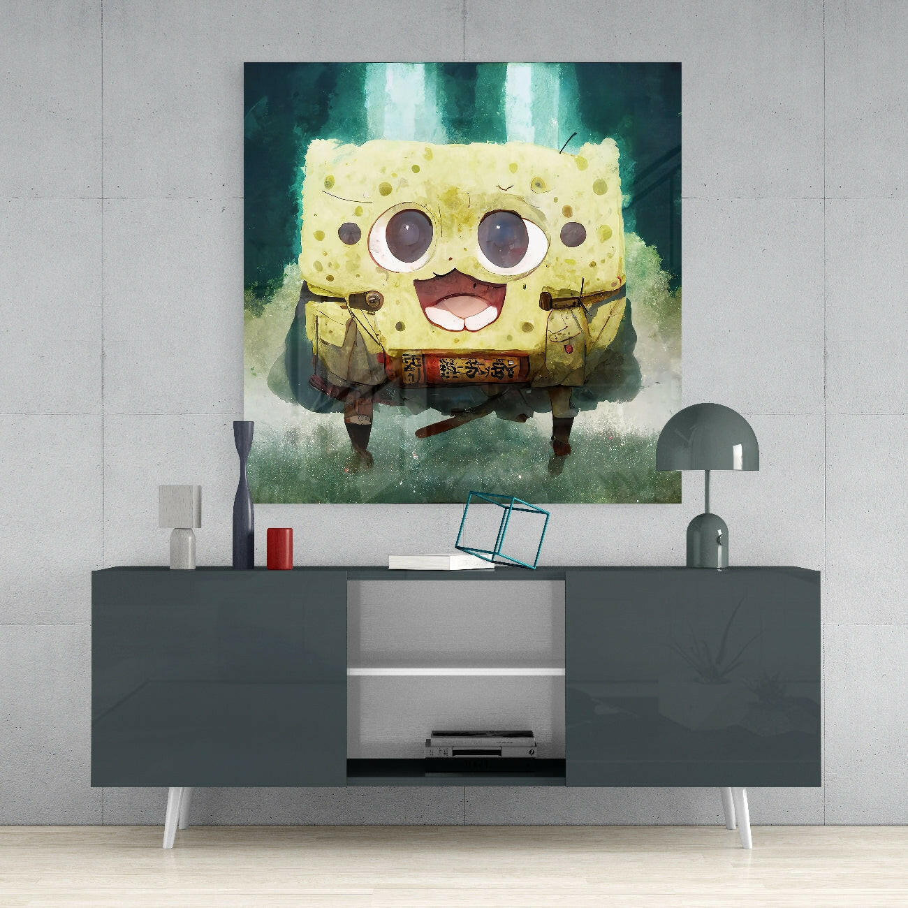 Sponge Glass Wall Art