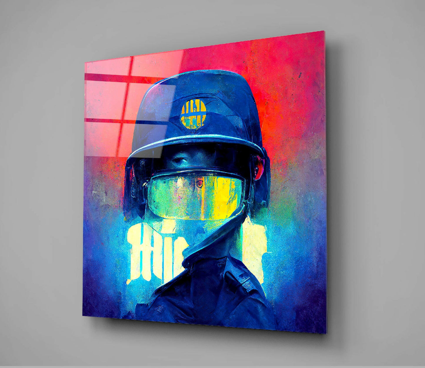 The Guardian Glass Wall Art