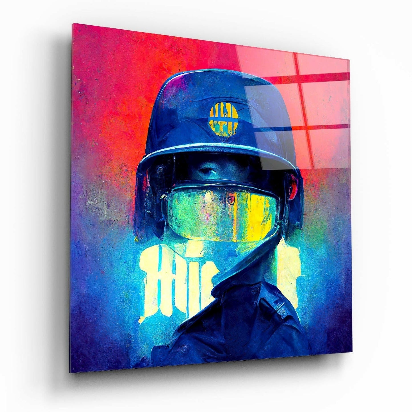 The Guardian Glass Wall Art
