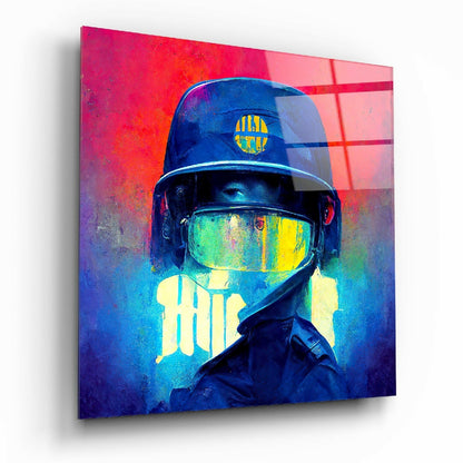 The Guardian Glass Wall Art