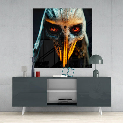 The Beak Glass Wall Art