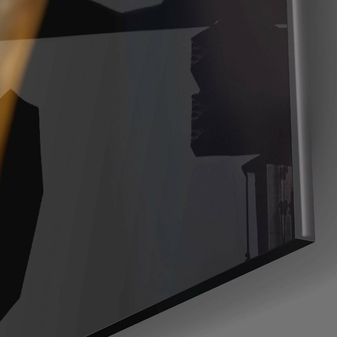 Bravery in the Eyes Glass Wall Art