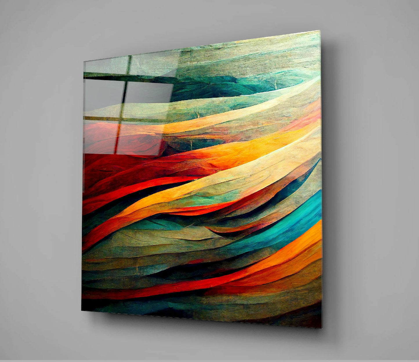 Flow Glass Wall Art
