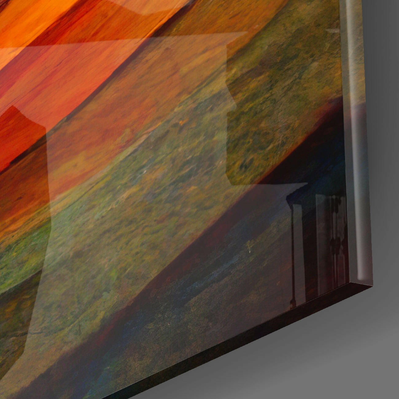 Flow Glass Wall Art