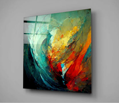 Color Jungle Glass Wall Art
