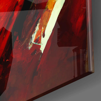 Brush Glass Wall Art