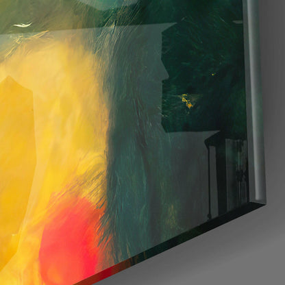 The Monkey Glass Wall Art