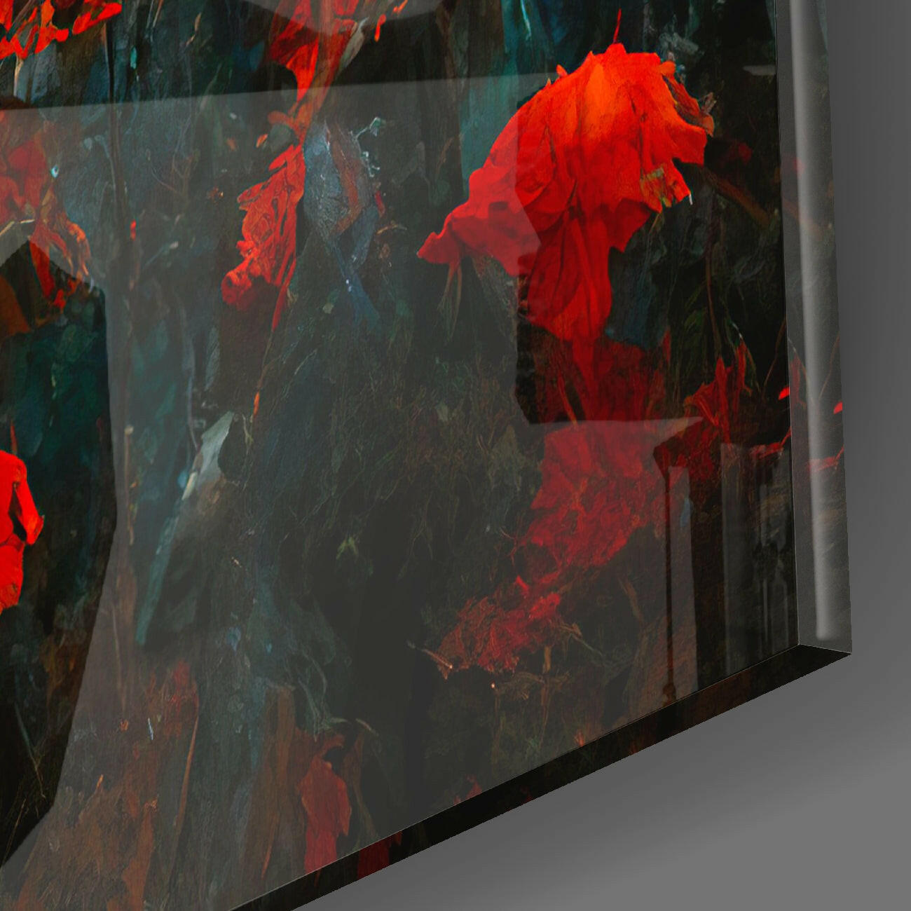 Poppy Glass Wall Art