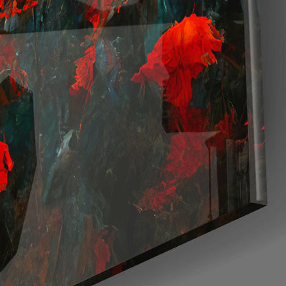 Poppy Glass Wall Art