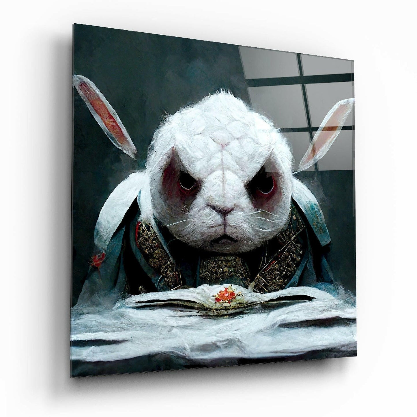 The Master glass wall art
