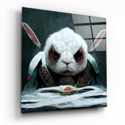 The Master glass wall art