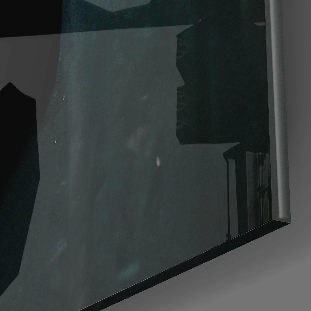 The Beak Behind the Masks Glass Wall Art