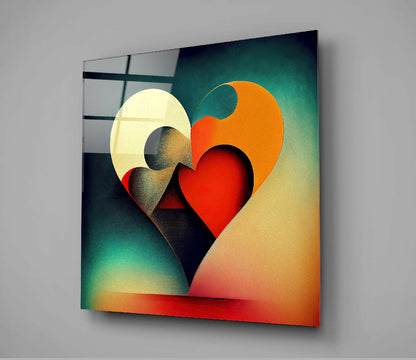 Heart Glass Wall Art