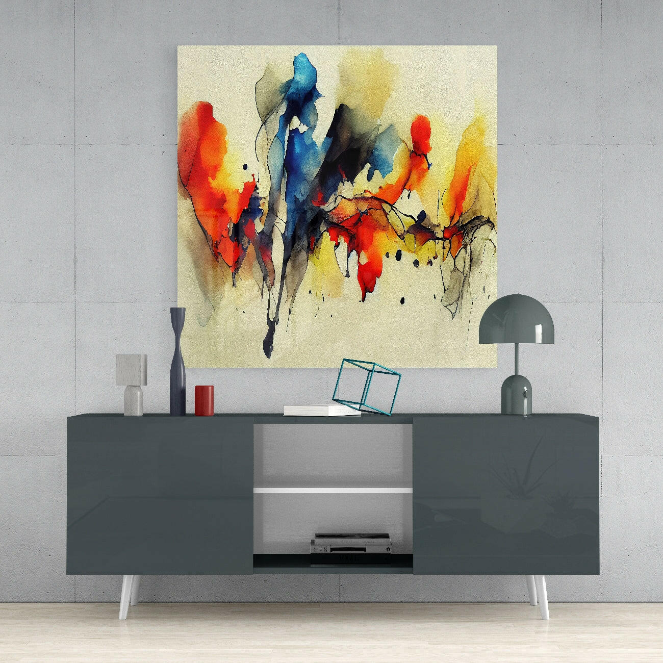 Frequency Glass Wall Art
