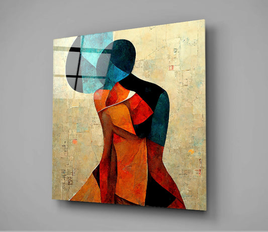 The Hug Glass Wall Art