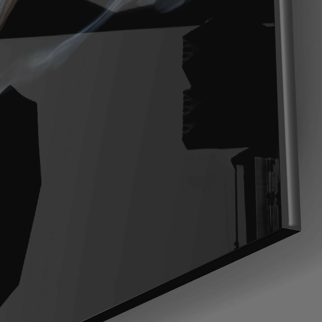 Smoky Horse Glass Wall Art