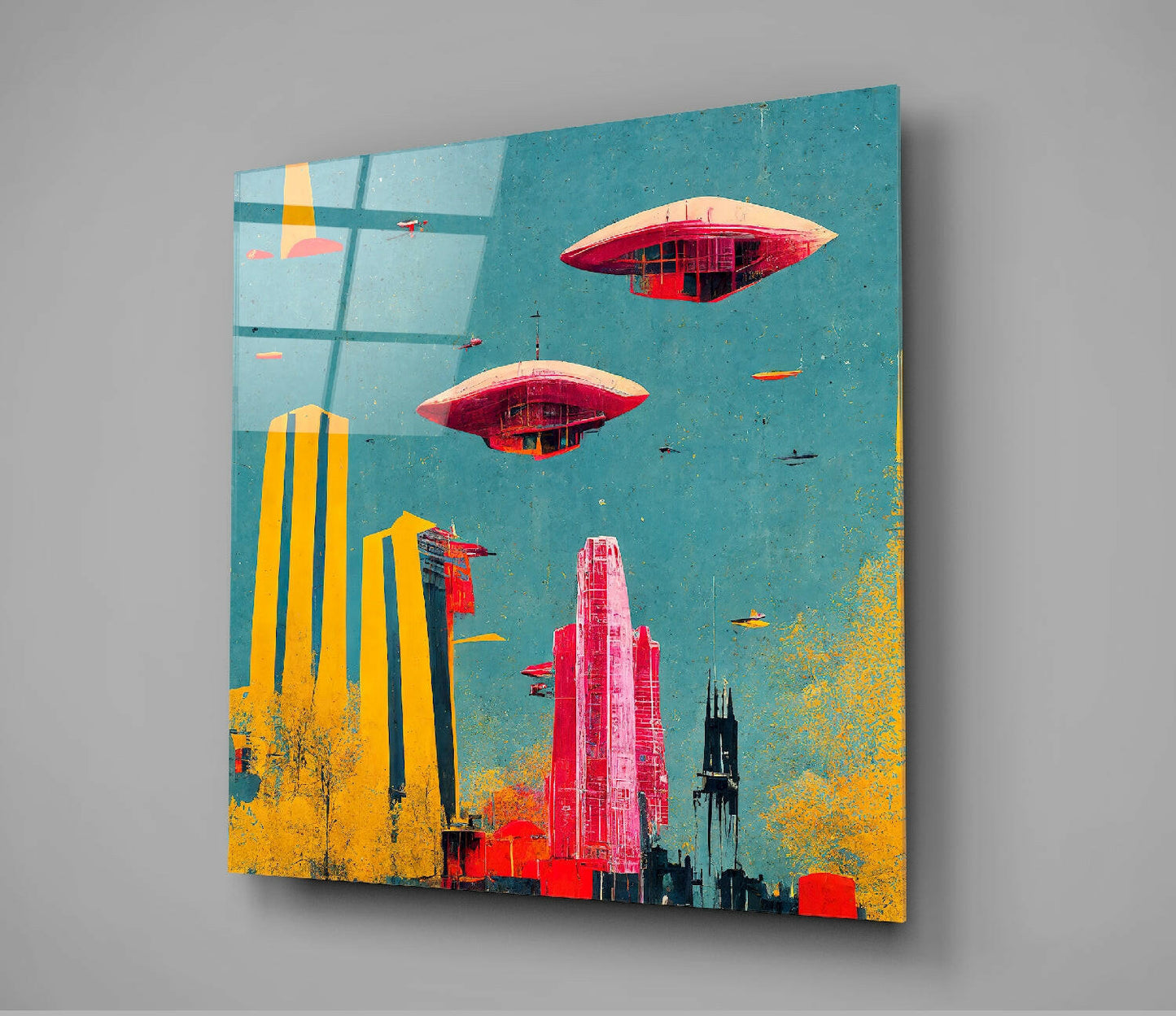 Future Glass Wall Art