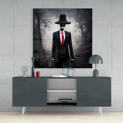 Negotiator Glass Wall Art