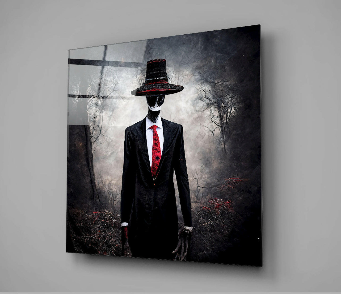 Negotiator Glass Wall Art