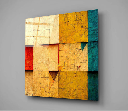 Ancient Wall Glass Wall Art