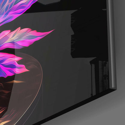 Dragon's Anger Glass Wall Art