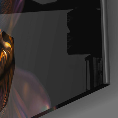 Dragon's Roar Glass Wall Art