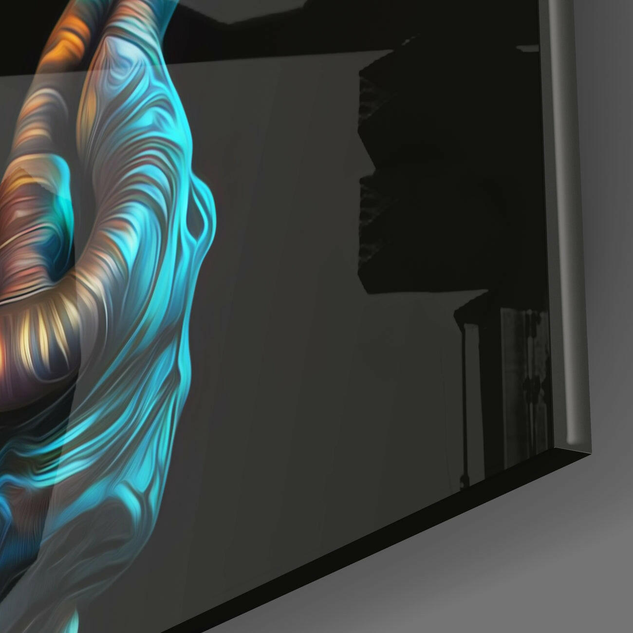 Dragon's Roar Glass Wall Art