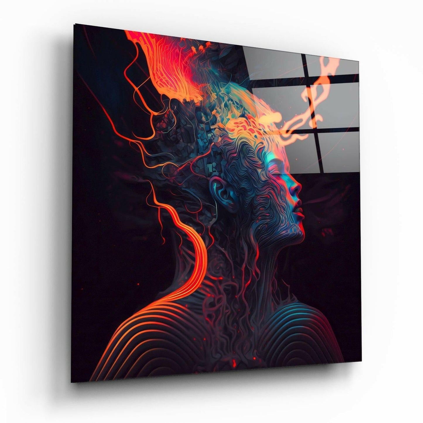 Be the Music glass wall art print