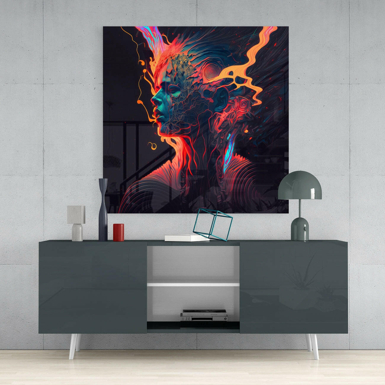 Be the Music Glass Wall Art
