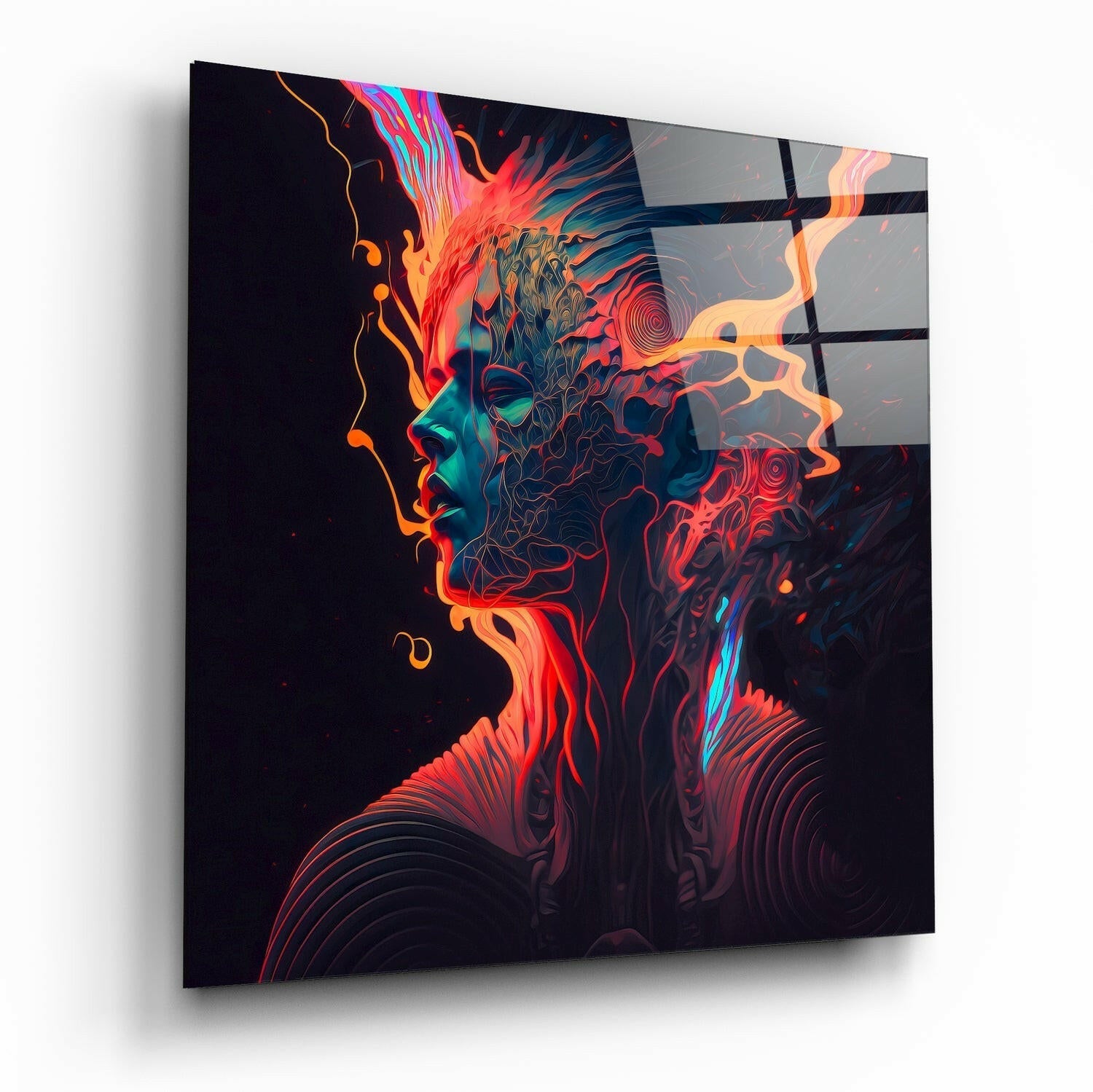 Be the Music glass wall art print