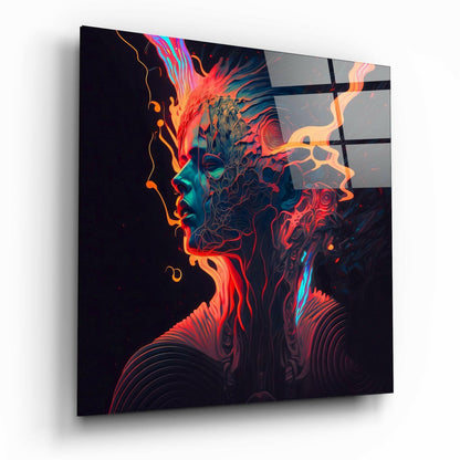Be the Music glass wall art print