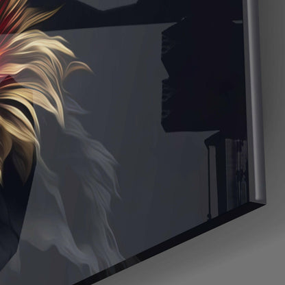The Queen Glass Wall Art