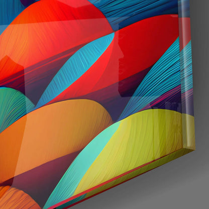 Lips Glass Wall Art