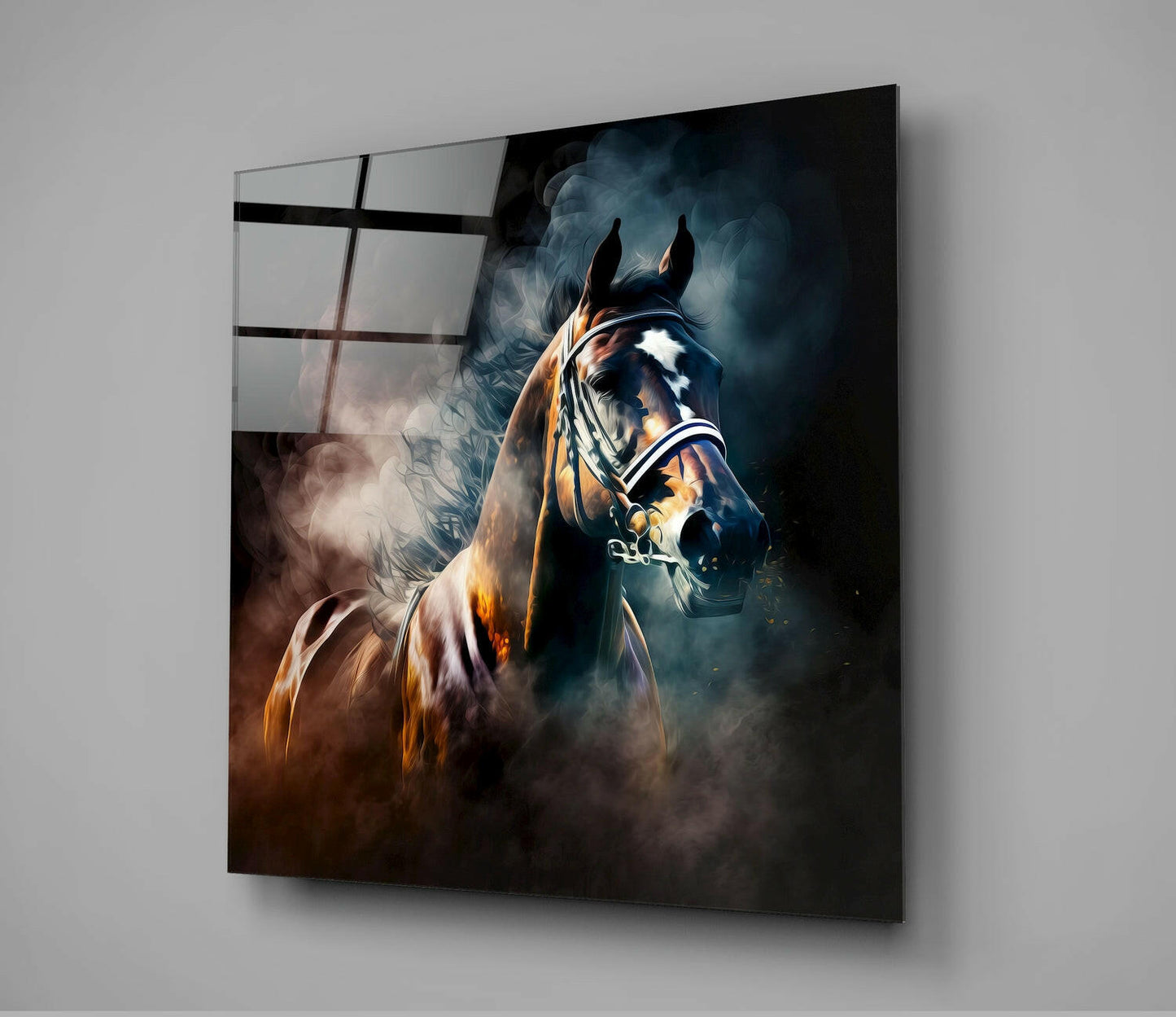 Horse Glass Wall Art