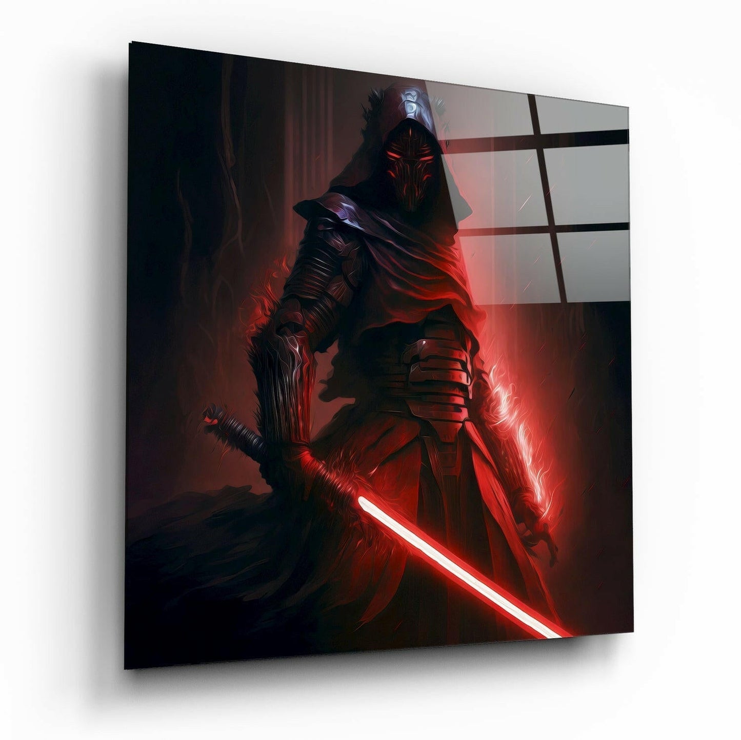 Sword glass wall art graphic design