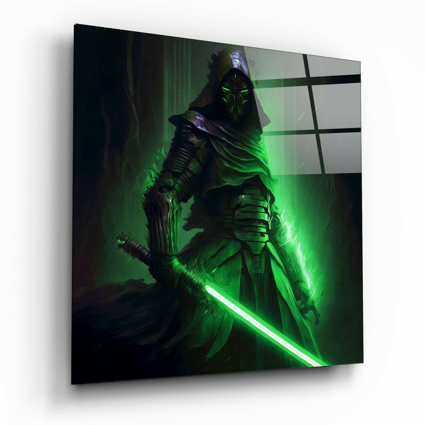 Sword glass wall art graphic design