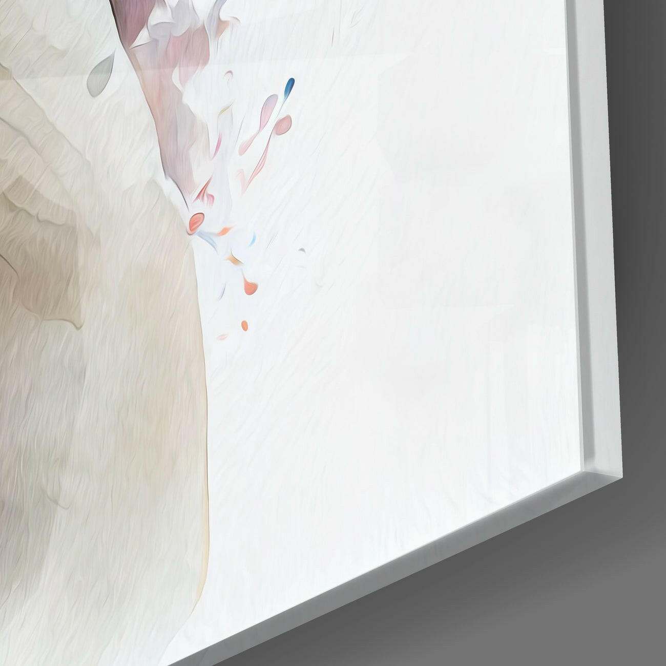 Cute Dog Glass Wall Art