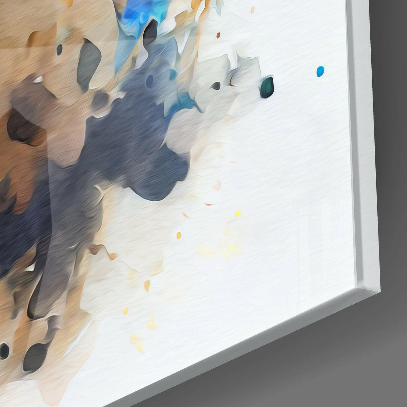Cute Dog Glass Wall Art