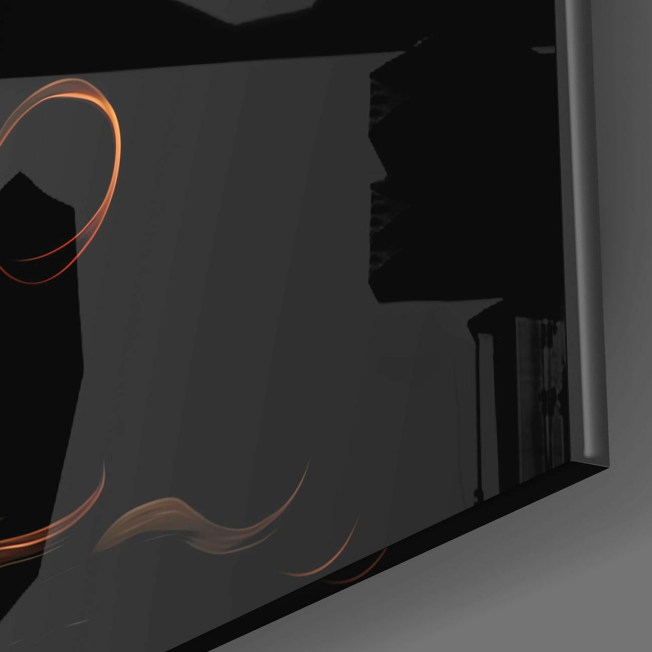 The Wrath of the Woman Glass Wall Art