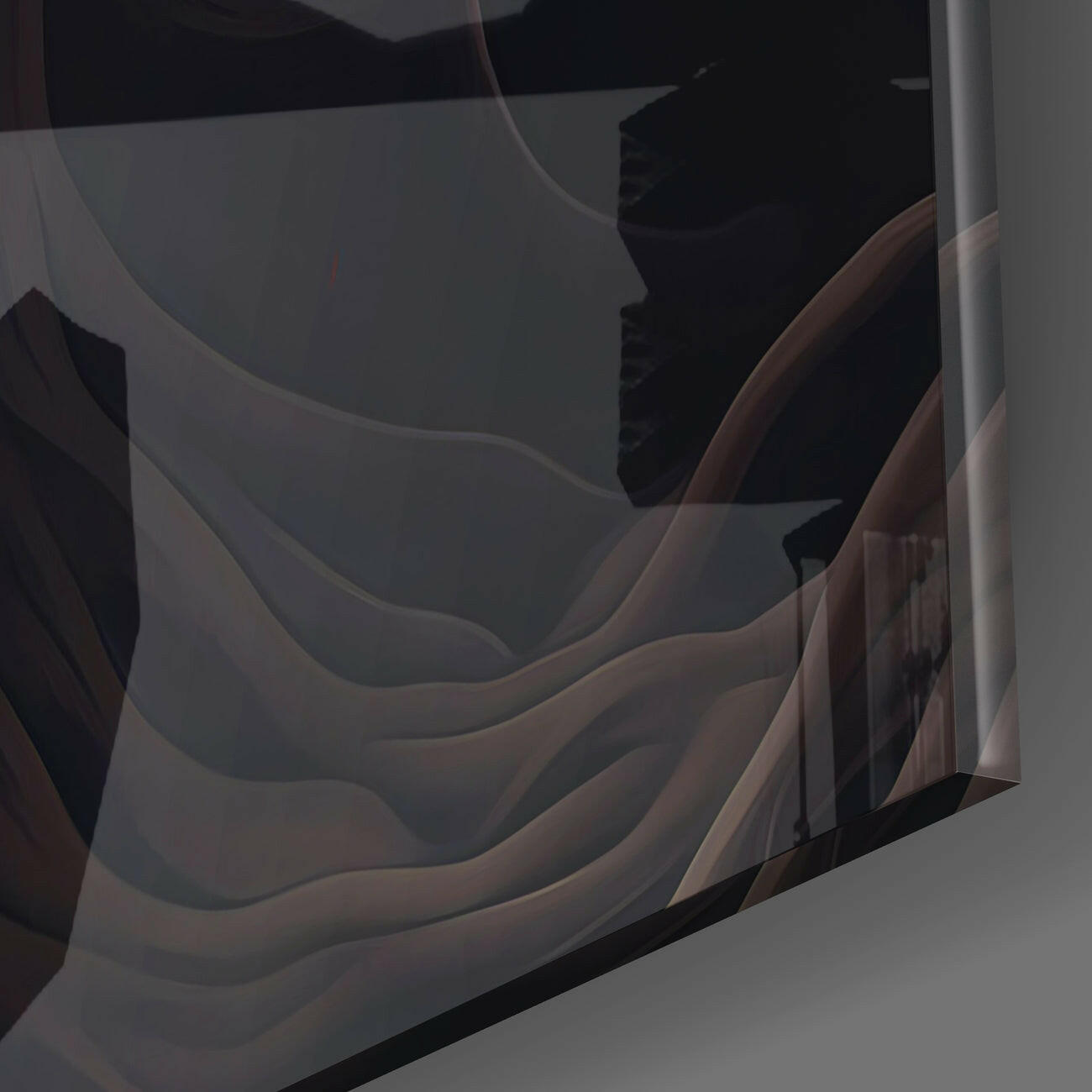 The Wrath of the Woman Glass Wall Art