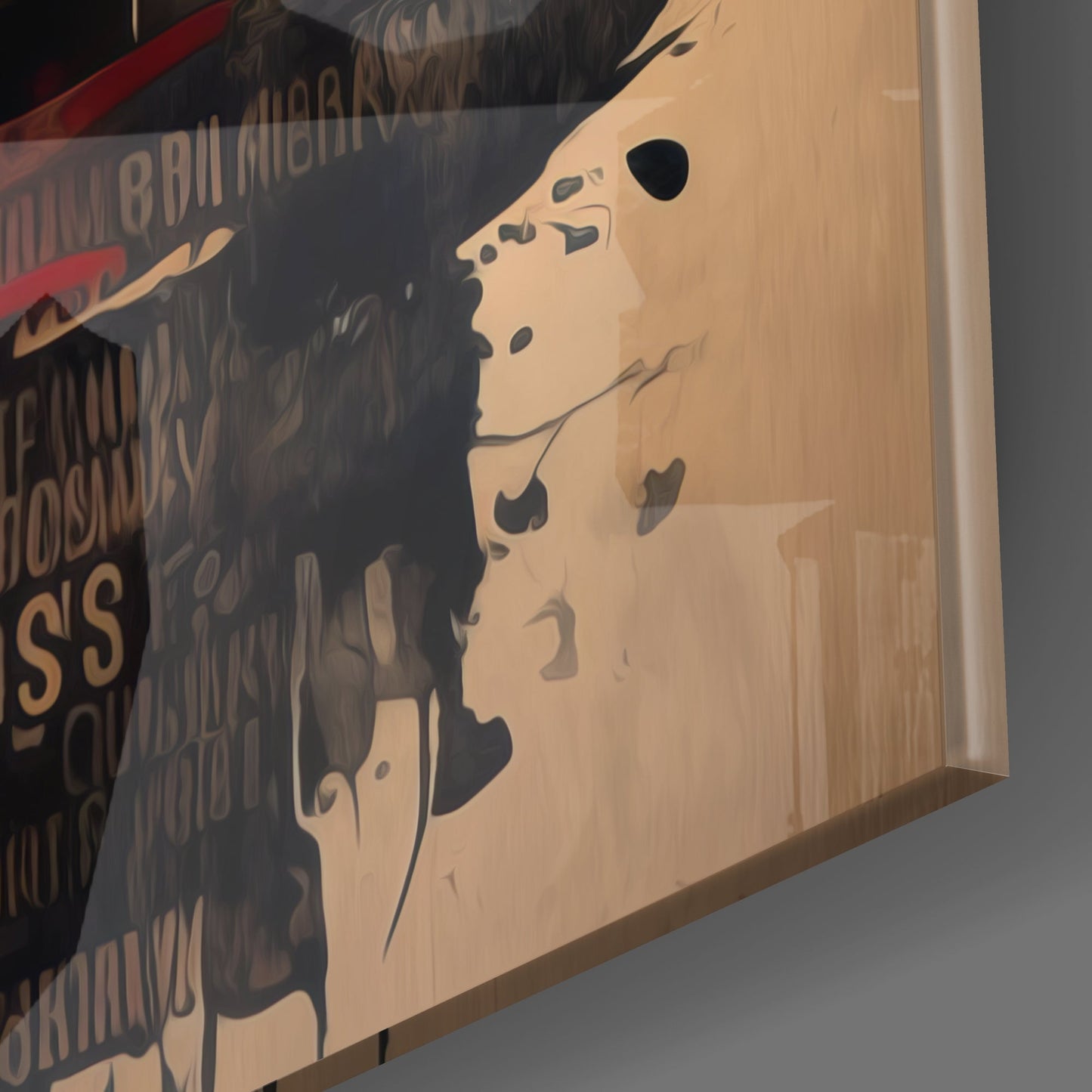 Woman Glass Wall Art